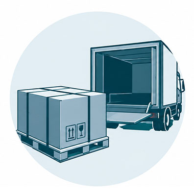 Verpackung und Versand
