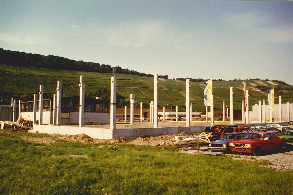 Neubau im Jahr 1986